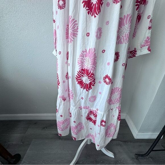 Ro's Garden Giselle Rose Pink Floral Floral Accents Dress SIZE XS NEW - Picture 13 of 16